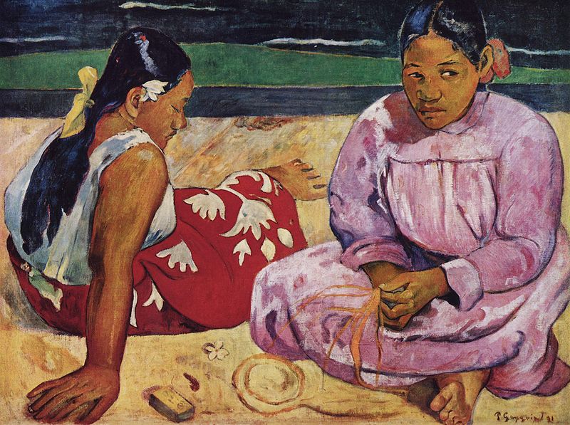 Uno de los famosos cuadros pintados por Paul Gauguin en Polinesia